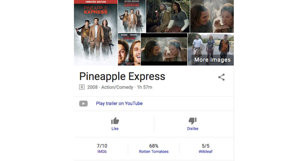 pineapple express rating